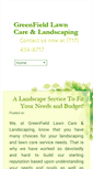 Mobile Screenshot of greenfieldlawnsvc.com