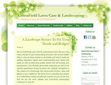 Tablet Screenshot of greenfieldlawnsvc.com